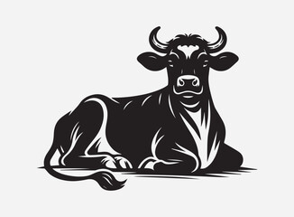 Black Sheep Silhouette Vector for Farm Design, Clipart, and Illustratio