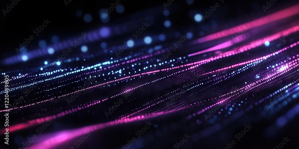 Poster digital background perfect for tech processes, neural networks, artificial intelligence, data transf