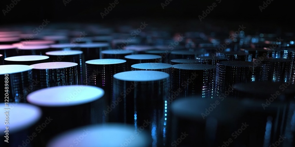 Poster digital background perfect for tech processes, neural networks, artificial intelligence, data transf