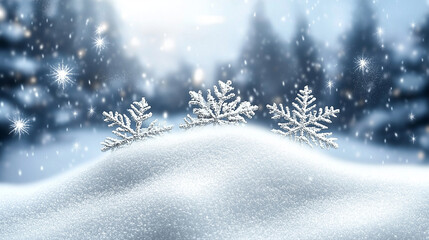 winter space of snow 