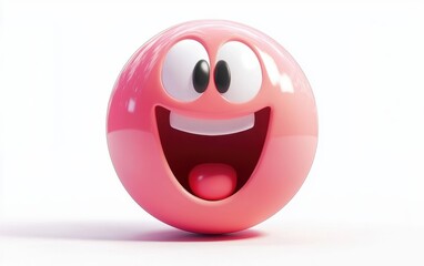 Fototapeta premium 3D icon cartoon isolated on a white background