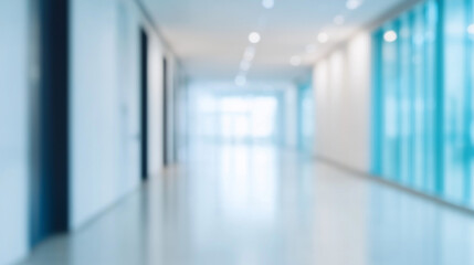 blur image background of corridor in hospital or clinic image