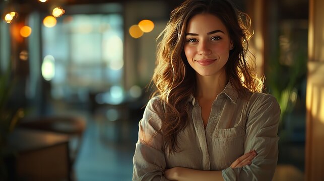 World Tablet and Overlay with a Business Black Woman in Action