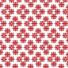 seamless pattern with snowflakes