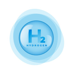 natural energy h2 hydrogen blue bubble