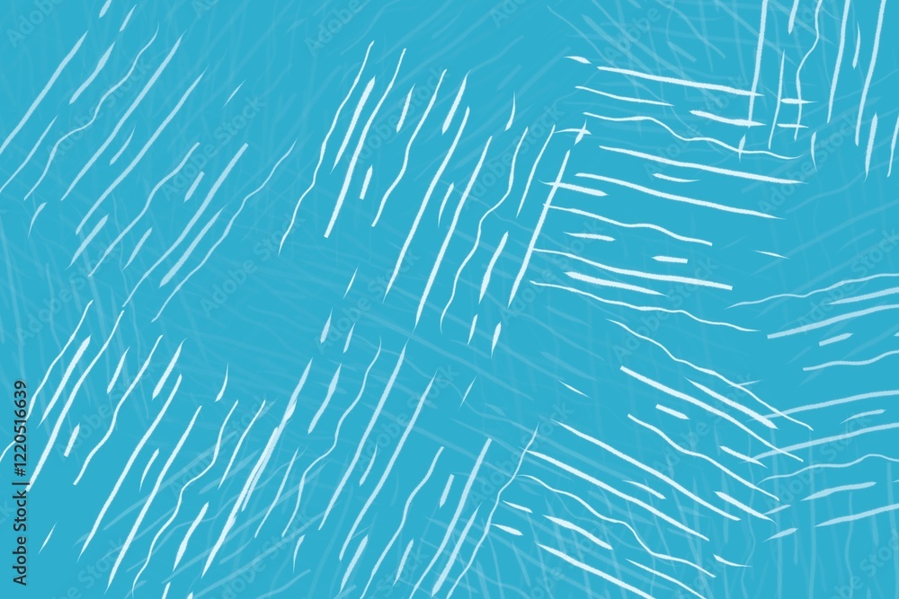 Poster ilustración sin títuloabstract lines create dynamic patterns on a bright blue background during afte