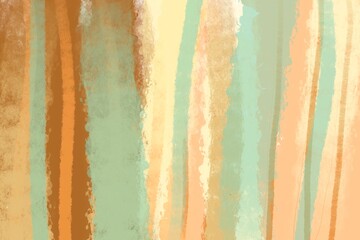 Abstract background of soft pastel colors in smooth brush strokes highlighting an artistic texture