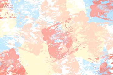 Colorful abstract pattern showcasing a blend of blues, reds, and yellows in a dynamic artistic expression of modern design