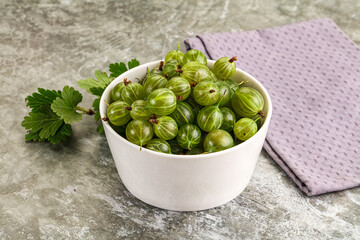 Ripe sweeet and juicy gooseberry