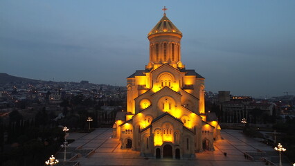 the biggest orthodox cathedral in the world, Tblisi, Georgia.