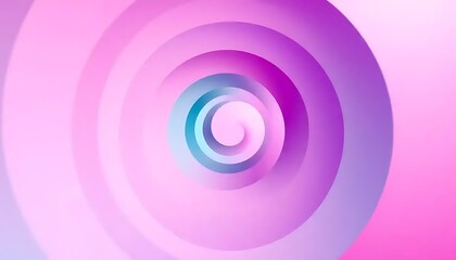 Abstract Pink and Purple Concentric Circles Design