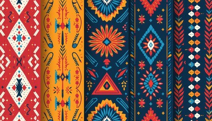 Vibrant Tribal Patterns Collection for Black History Month Inspiration