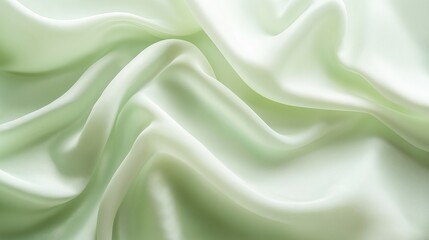 Obraz premium A soft gradient fading from light green to white on a solid background