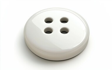 Fototapeta premium 3D button isolated on a white background