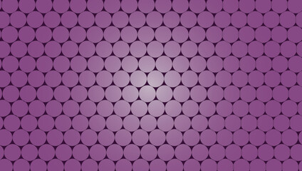 Geometric Circles in Purple: A Dynamic Pattern
This image displays a uniform arrangement of circles in various shades of purple, creating a mesmerizing gradient effect.