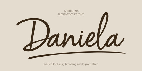 Elegant serif font 