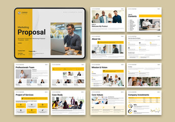 Digital Marketing Proposal Template Landscape