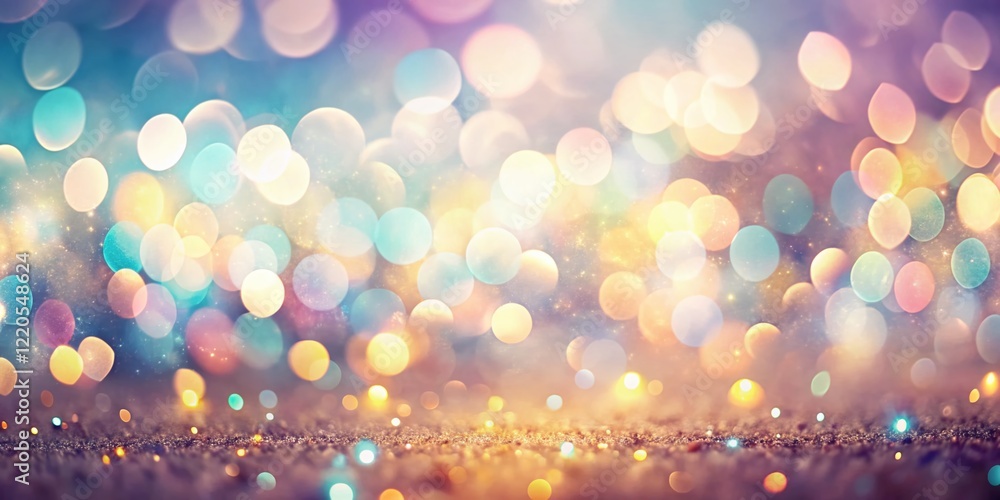 Poster abstract bokeh background with copy space for design projects