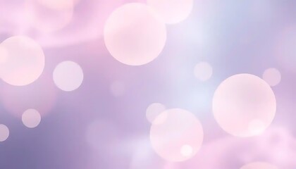 Abstract Pastel Background with Soft Bokeh Lights
