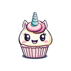Cute Unicorn Cupcake