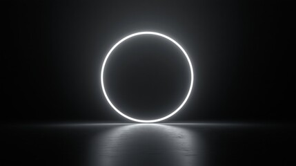 A smooth gradient blending into a glowing white core on a dark solid background