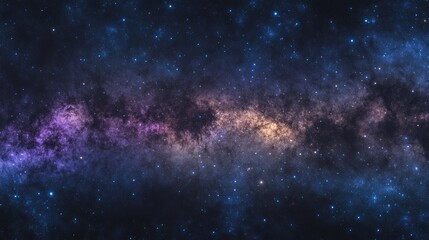 Naklejka premium Stunning Milky Way Galaxy Space Photography