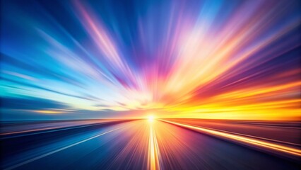 Obraz premium Abstract Gradient Background with White Space for Text Overlay - Long Exposure Photography