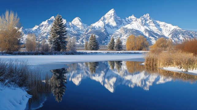 Grand Tetons Winter Images – Browse 4,146 Stock Photos, Vectors