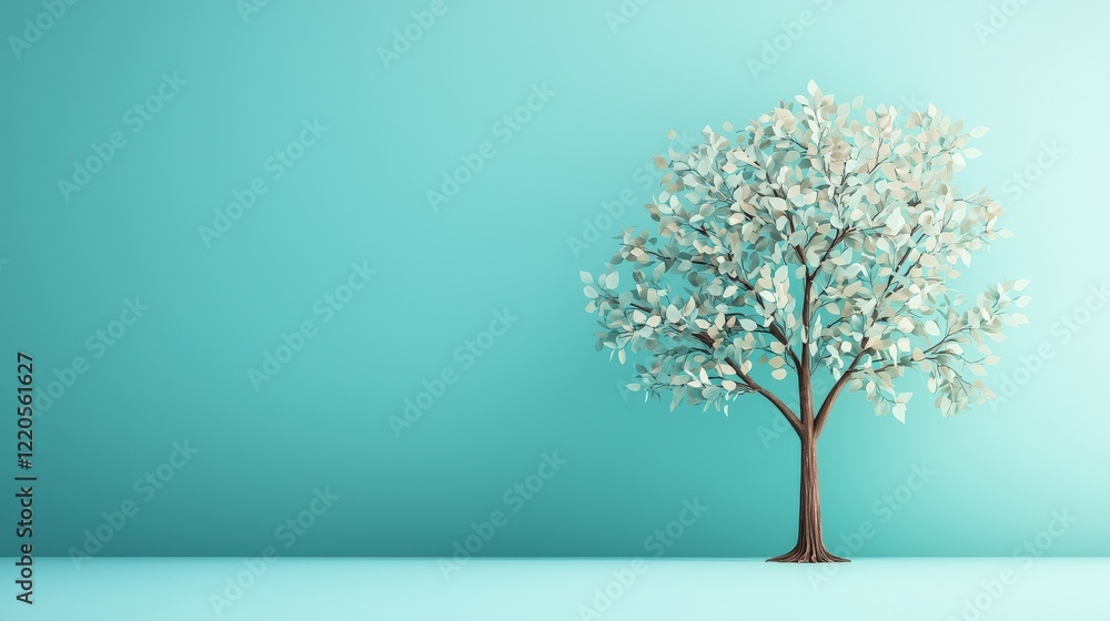 Poster a symbolic tree with equal-sized leaves labeled unity and fairness.