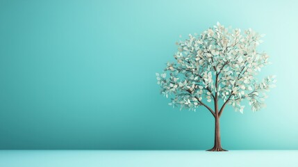 A symbolic tree with equal-sized leaves labeled unity and fairness.
