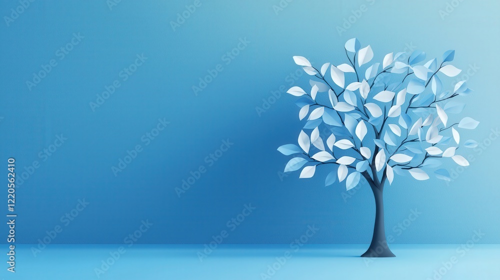 Poster a symbolic tree with equal-sized leaves labeled unity and fairness.