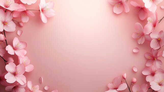 Minimalist Valentine's day background with text space for banners, posters or valentine's day greeting cards. Valentine's day celebration graphic resources