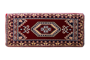 Authentic hand-woven woolen cushion. Turkish culture.