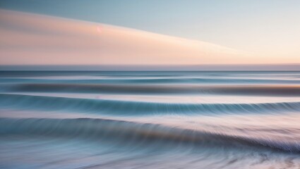 Fototapeta premium A Serene Dreamy Landscape Scene Captured