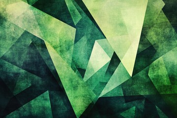 Abstract green textured background with overlapping geometric shapes and a vintage feel.