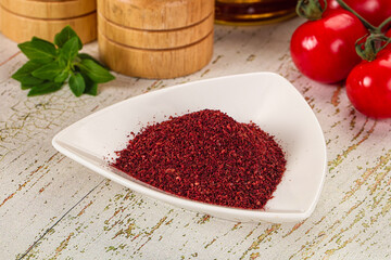Natural organic Sumah powder for culinary