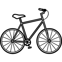 Vintage Bicycle Line Art Collection