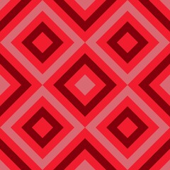 Seamless diamond pattern background in pink and red.