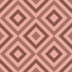 Seamless diamond pattern background in pastel brown.