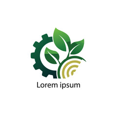 Green Farm Logo Design for Agribusiness and Organic Products