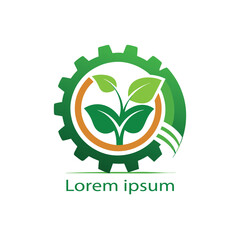 Green Farm Logo Design for Agribusiness and Organic Products