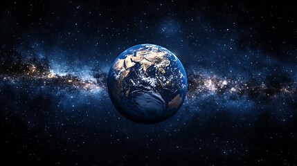 Obraz premium A close up of the Earth from space the planet Earth