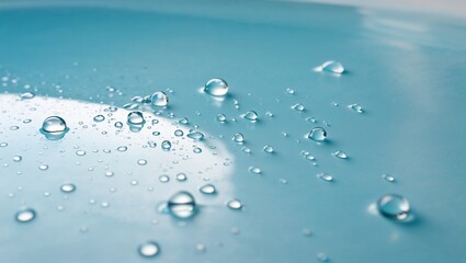 A Tightly Framed Macro Shot of Water