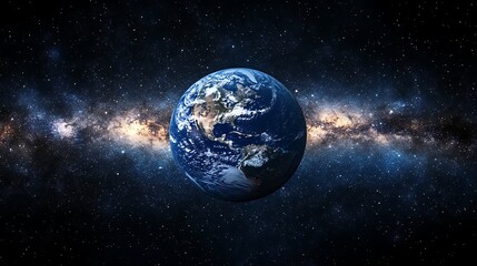 Obraz premium A close up of the Earth from space the planet Earth