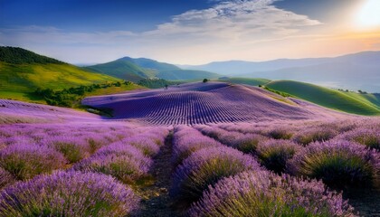 Fototapeta premium Soft Hues Lavender Background