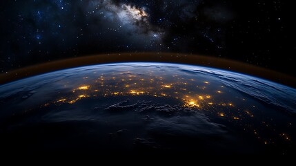 Obraz premium A close up of the Earth from space the planet Earth