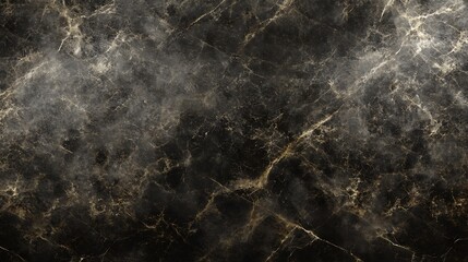 Dark Marble Texture With Golden Veins