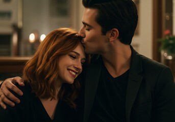 Naklejka premium Romantic Valentine’s Day Couple Photography Ideas & Inspiration