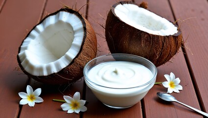 Coconut Milk Face Mask For Glowing Skin