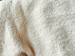 A close-up of a creased towel texture. Good for any project.